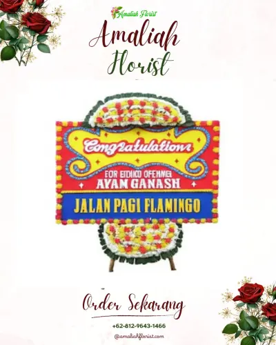 Bunga Papan Congratulation di Sungapan